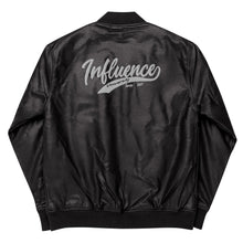 Load image into Gallery viewer, Influence 17 Leather Bomber Jacket