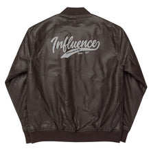 Load image into Gallery viewer, Influence 17 Leather Bomber Jacket