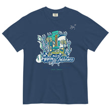 Load image into Gallery viewer, Summer 24 heavyweight t-shirt (Blue tint)