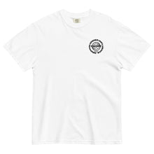 Load image into Gallery viewer, Unisex DUI Worldwide/Caution heavyweight t-shirt (white)
