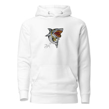 Load image into Gallery viewer, Embroidered Shark Unisex Hoodie