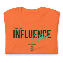 Load image into Gallery viewer, Influence Studios Unisex t-shirt (Orange)