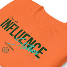 Load image into Gallery viewer, Influence Studios Unisex t-shirt (Orange)