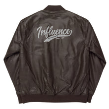 Load image into Gallery viewer, Influence 17 Leather Bomber Jacket
