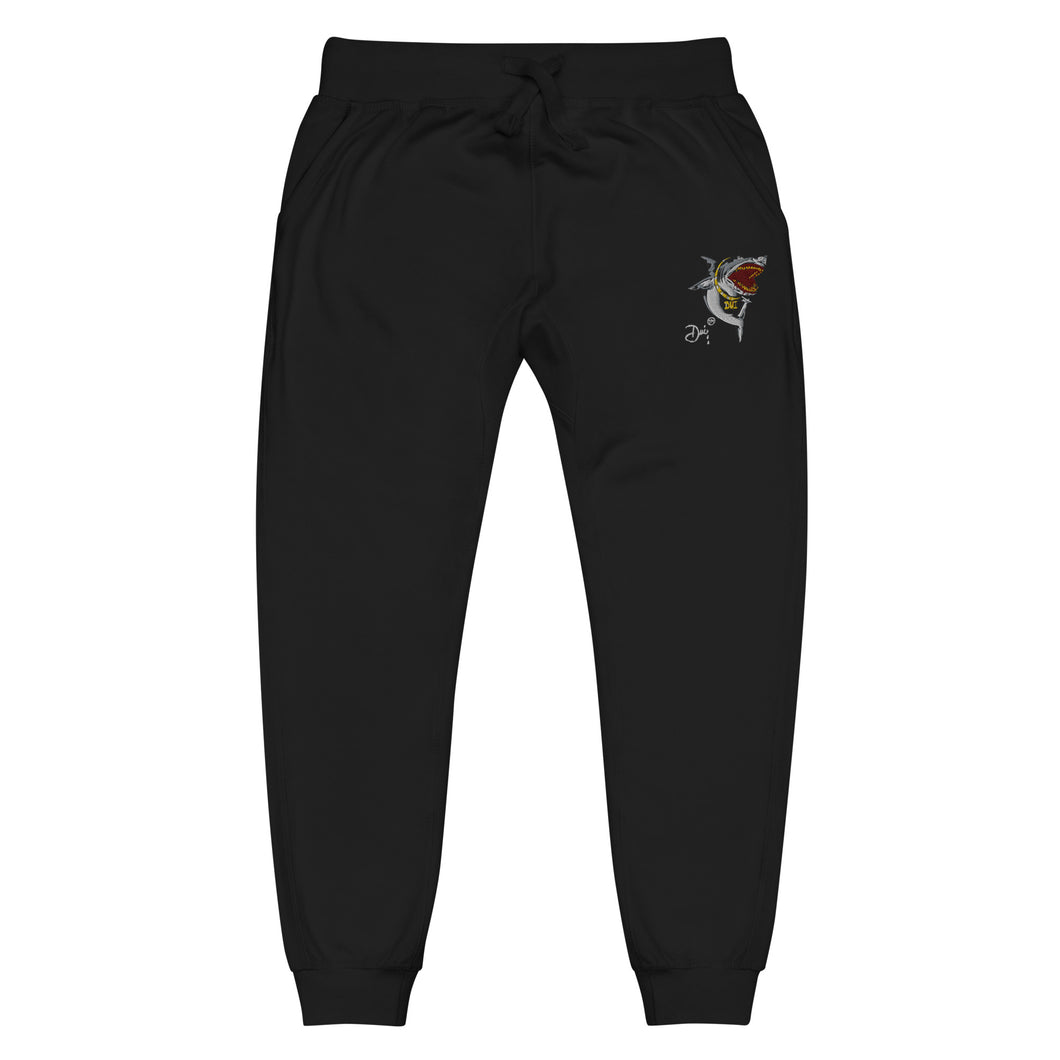 Embroidered Shark Unisex sweatpants