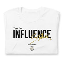 Load image into Gallery viewer, Influence Studios Unisex t-shirt (White)
